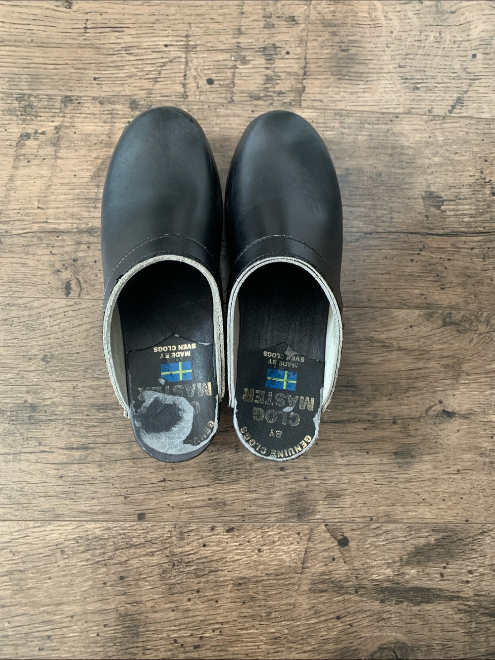 SVEN Clog Master black clogs - size 36